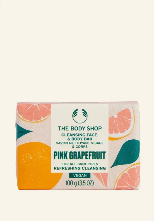 Pink Grapefruit Cleansing Face & Body Bar