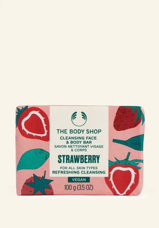 Strawberry Cleansing Face & Body Bar