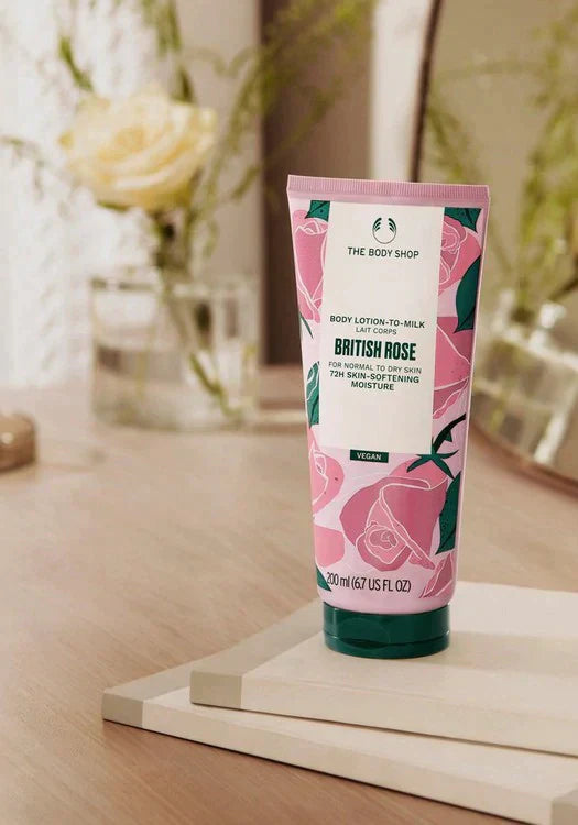 British Rose Lotion-to-Milk