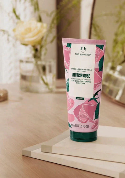 British Rose Lotion-to-Milk